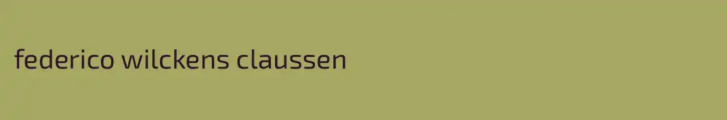 federico wilckens claussen